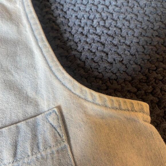 90s 00s vintage denim button up tank - Picture 5 of 7